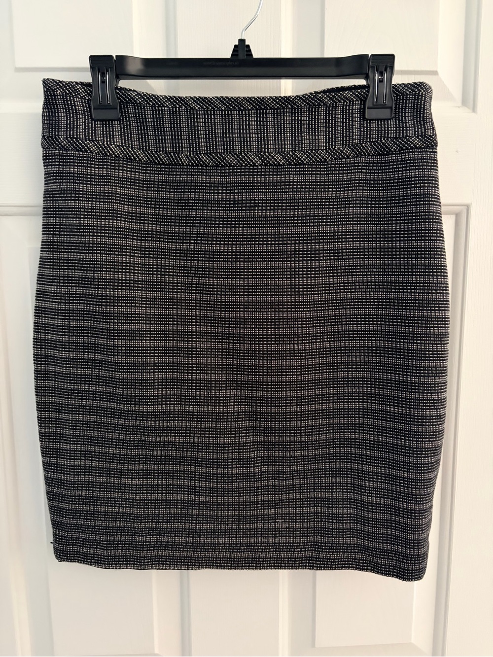 Tailored Limited Black and White Pencil Skirt - Women's